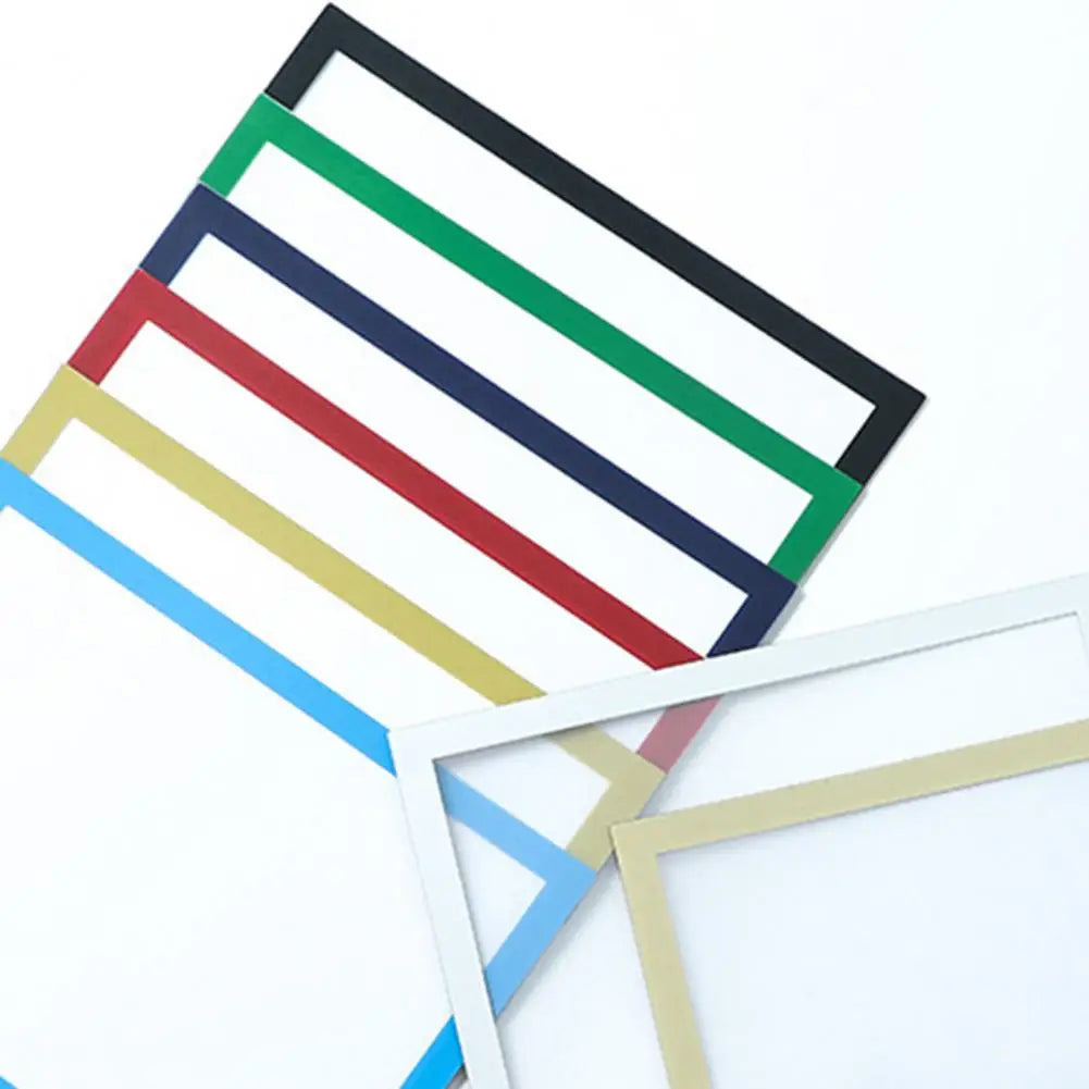 panneau présentation adhésif moderne A3 A4 bleu vert rouge noir