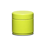 boîtes thé rondes modernes couleurs blanc rouge orange minimaliste résistantes humidité maison voyages