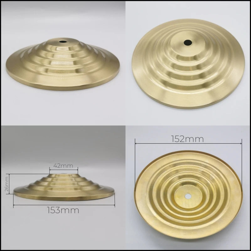 support suspension lampe moderne doré rayonnant concentrique différents disponibles qualité cuivre