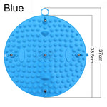 tapis massage pieds acupression points geometriques violet relaxation fitness yoga pilates