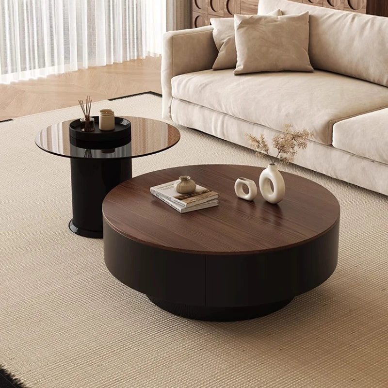 table basse moderne bois naturel brillante salon minimaliste furniture