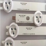 barrettes led 42 pouces blancs industriel éclairage led strips fixations 12 pièces
