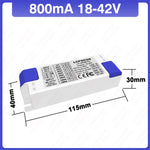 driver led 10v dimmable 18 42v blanc bleu moderne câbles noirs interrupteur rotatif ans