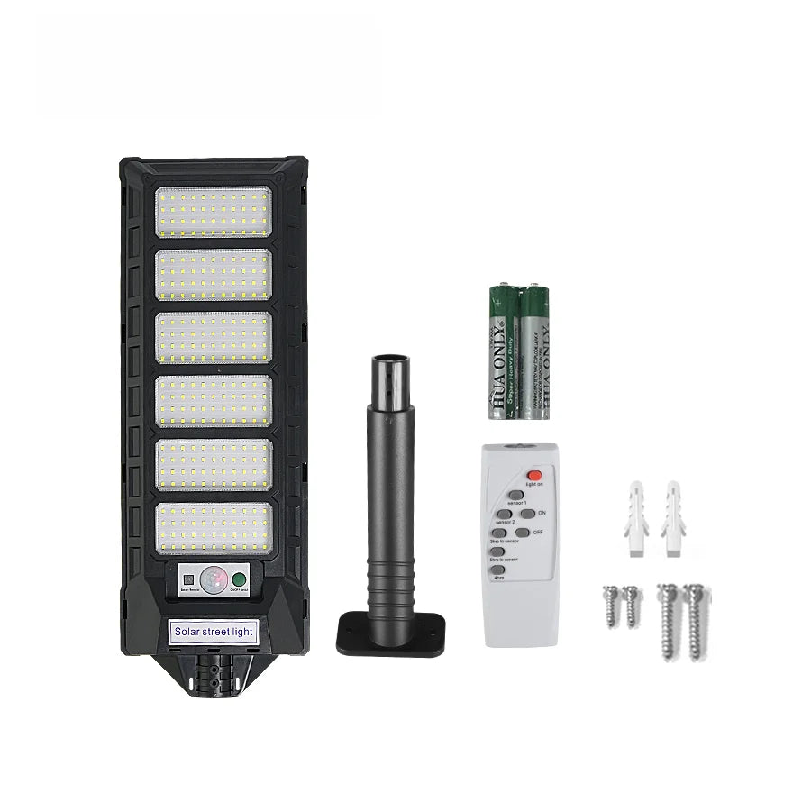 lampe solaire led motion sensor exterieure moderne noire ip65 abs