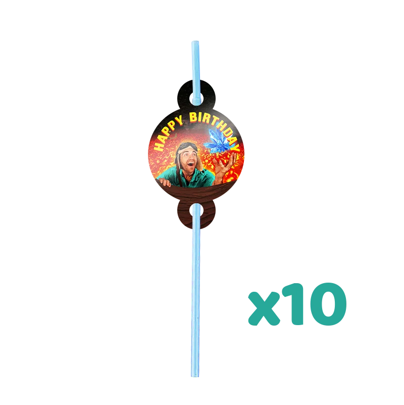 accessoires fête anniversaire gobelets pailles disques table thème sautillant happy birthday orange bleu blanc