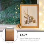 Cadre photo rectangle doré pour certificat ou dessin