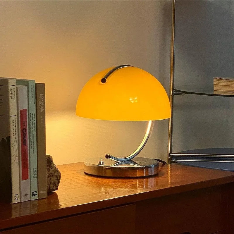 Lampe verre rose décoration intérieur