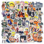 sticker autocollants naruto personnages kakashi sasuke itachi multicolore anime fini