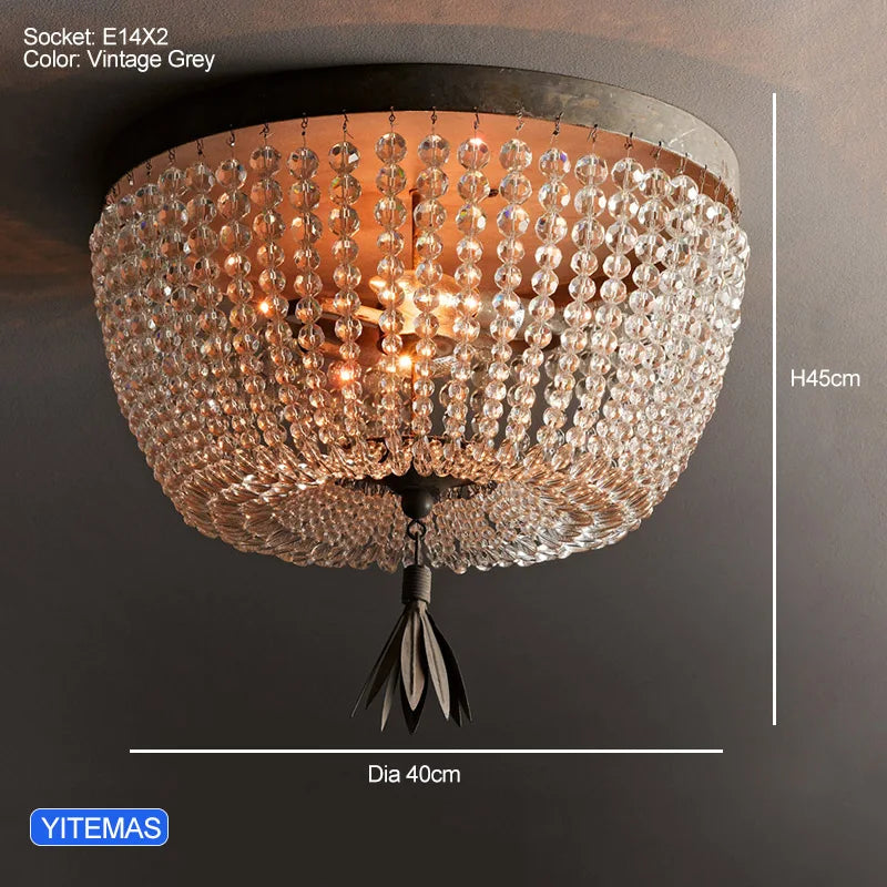 lustre classique cristal transparent doré rangs haute qualité autonome certification sécurité