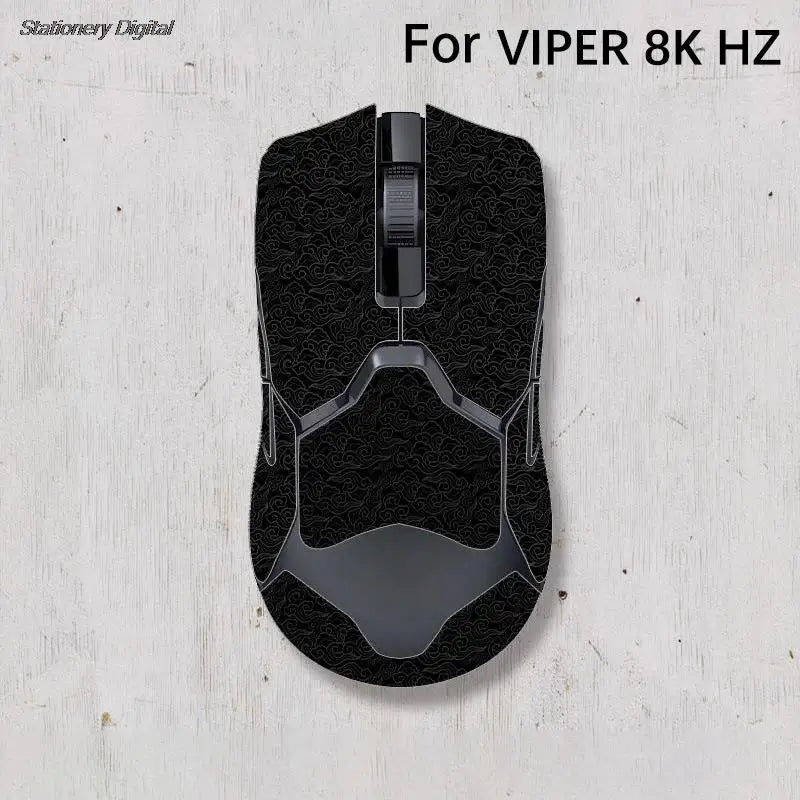 souris ordinateur bande adhésive antidérapante motif floral moderne couleur noir blanc rose