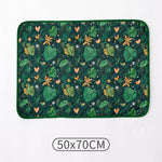 tapis animal grès beige ours marron texture quadrillée moderne doux absorbant