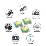 diodes led 3w 3000k 6500k 10000k 20000k 30000k vert jaune blanc moderne technologique
