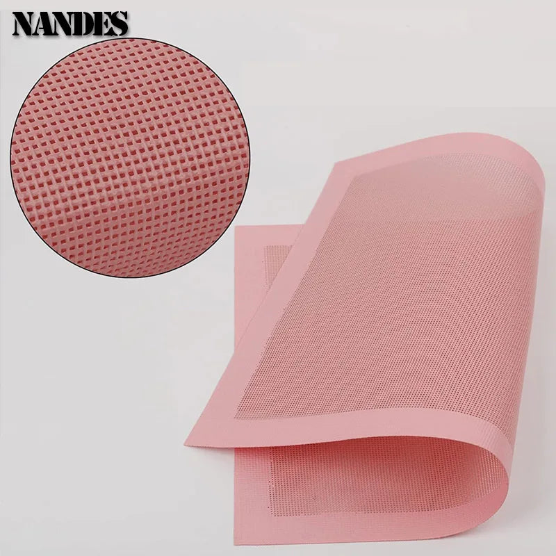 tapis cuisson silicone antiadhésif rose noir moderne cuisine pâtisserie environnement