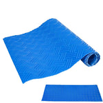 tapis piscine bleu hachures diagonales moderne sécurité piscine extérieur pvc
