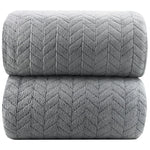 Serviette de bain microfibre extra large gris foncé