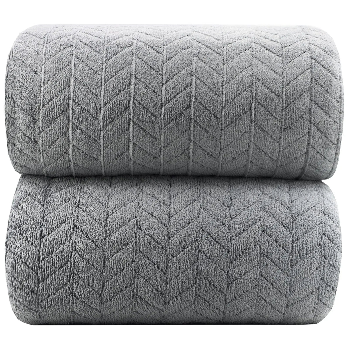 serviettes bain gris rayures diagonales absorption rapide séchage rapide lavage machine moderne tringle opaques