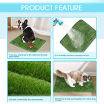 tapis herbe artificielle vert moderne chiens réutilisable lavable sans odeurs drainage intérieur