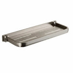 étagère salle bain pliante 30 40 50cm blanc gris moderne vis fixations rangement cosmétique