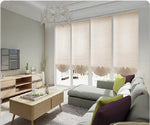 store lamelles noir texture fine moderne clips transparents 60x150 60x180 90x150 90x180