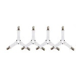 attaches drap lit clips ressorts réglables tissus polyester noirs argentés jaunes roses rouges blancs