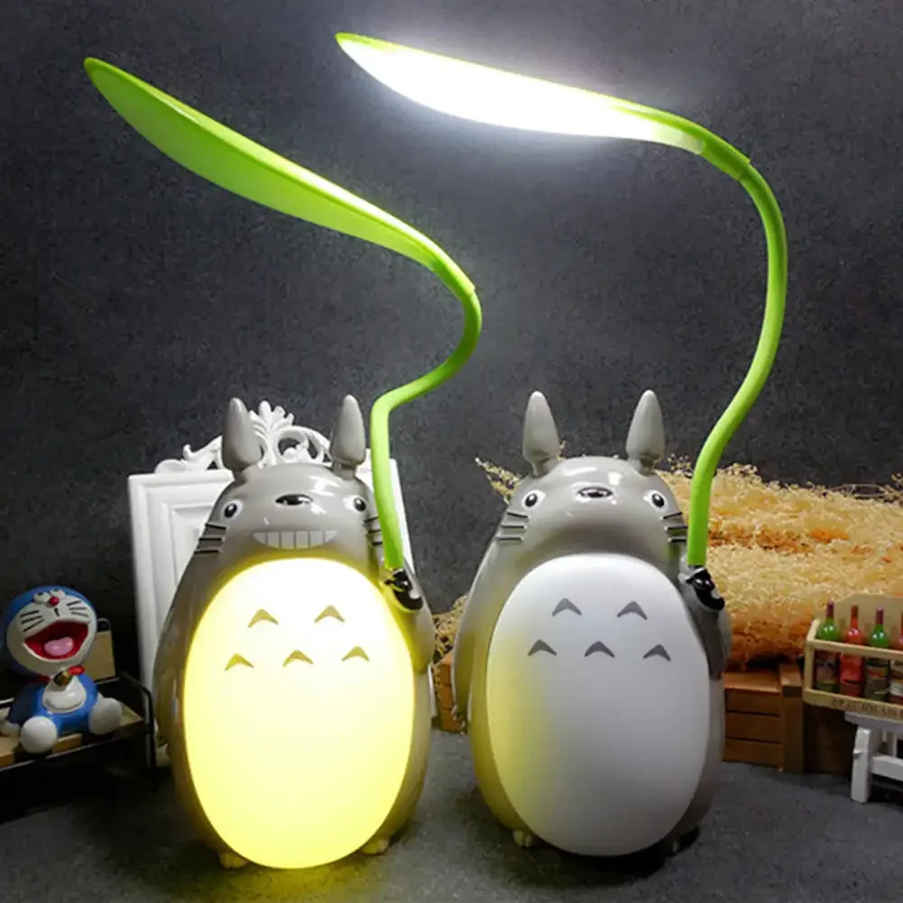 veilleuse table led totoro gris moderne rechargeable usb enfant chambre decor