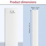 lames remplacement stores verticaux blancs pvc opaques modernes 8.9cm 209.6cm découpées mesure clips ciseaux