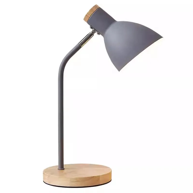 lampe moderne bois conique bleu gris rose jaune sans grille opaques différentes options prise