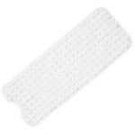 tapis bain antidérapant bleu clair noir blanc gris perforations modernes fixations