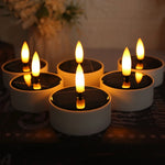 bougies led extérieures sans flamme étanches ip65 blanc modernes pièces