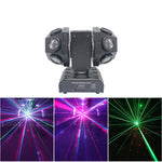 projecteur laser noir moderne effet lumière colorée scène dj autonome flux lumineux