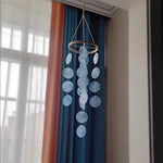 mobile mural moderne multicolore translucemment circulaire cordelette disques circulaires chambre enfants deco nouvelle an