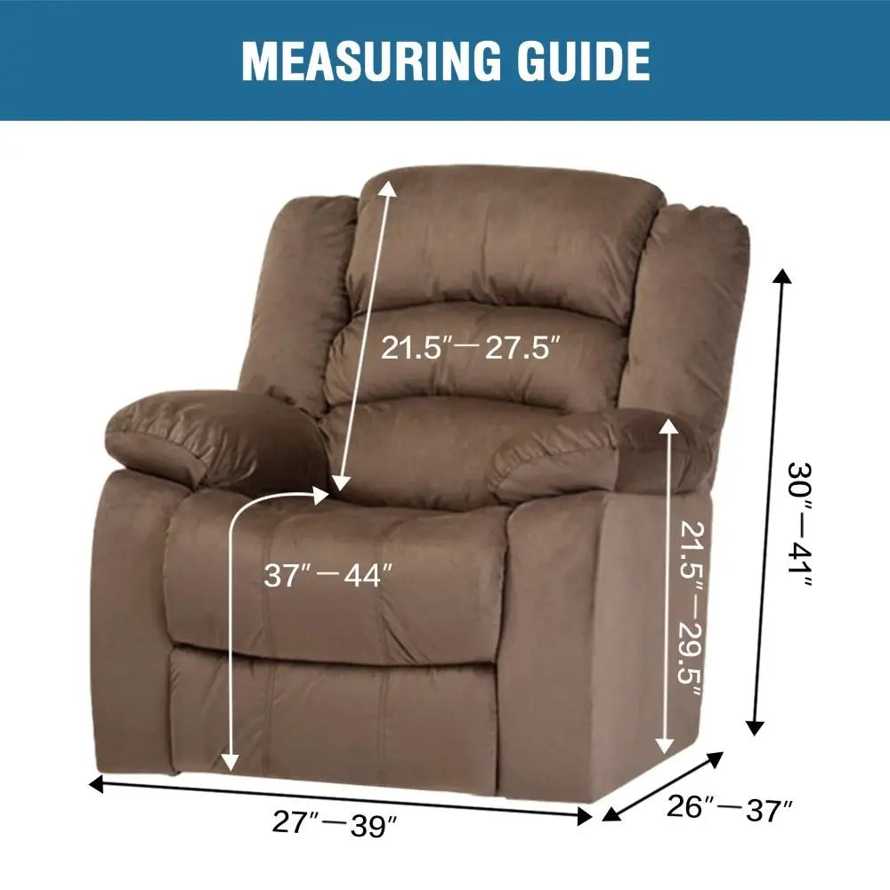 couvre siege fauteuil inclinable velours stretch gris bleu beige moderne élastiques accueil sofa cover