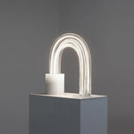 lampe table marbre moderne blanc noir rayures finies led minimalisteintérieur chambre salon éclairage