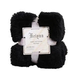 couverture peluche douce rose clair gris violet vert pastel confortable