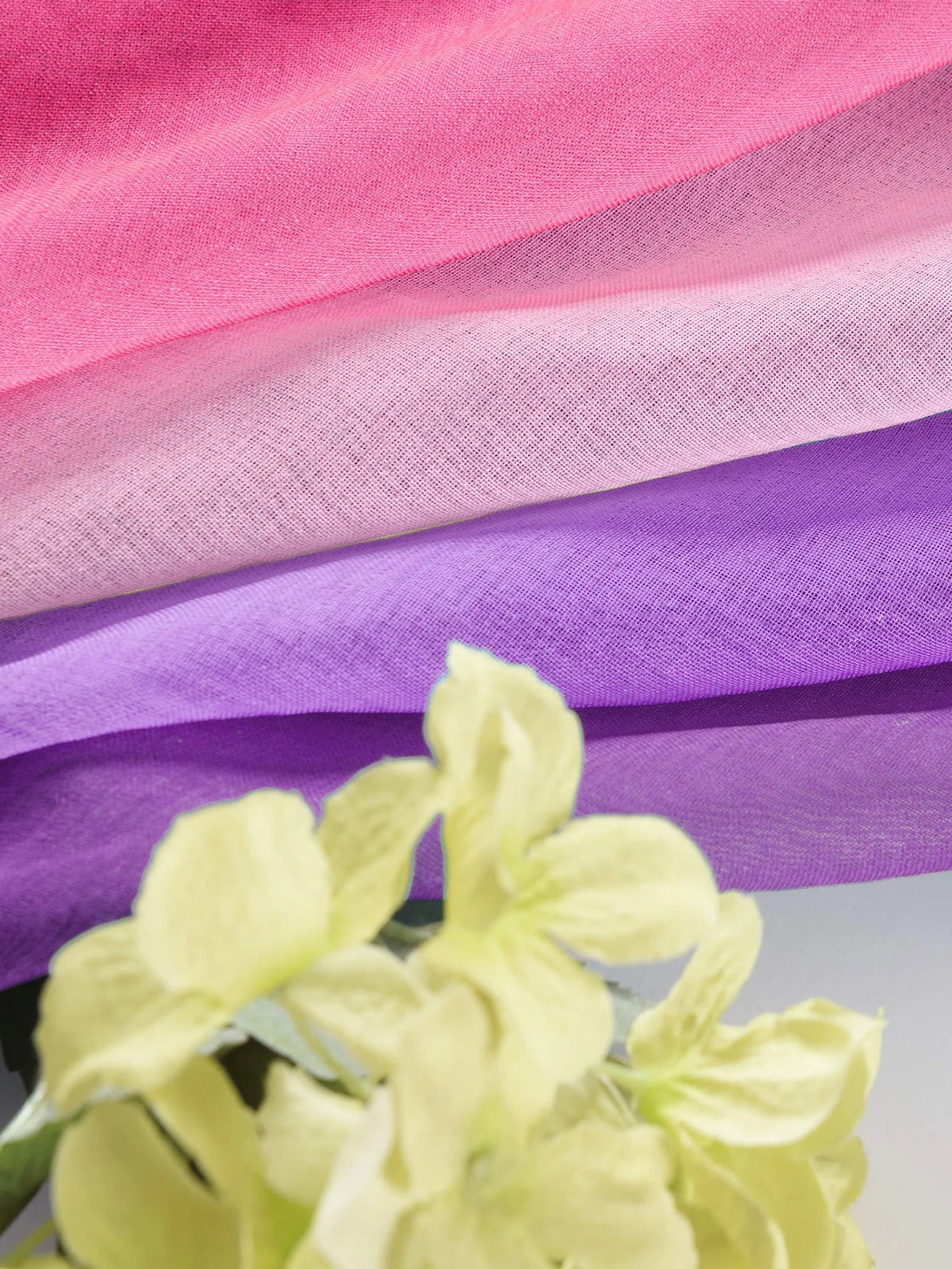 rideau dégradé rose violet moderne polyester translucide fenêtre chambre salon