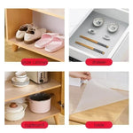 tapis protection transparent gris clair points noirs adhésif moderne réfrigérateur armoire tiroir imperméable