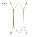 support mural doré moderne assiettes clips fixations variante 10 12 14 16 pouces