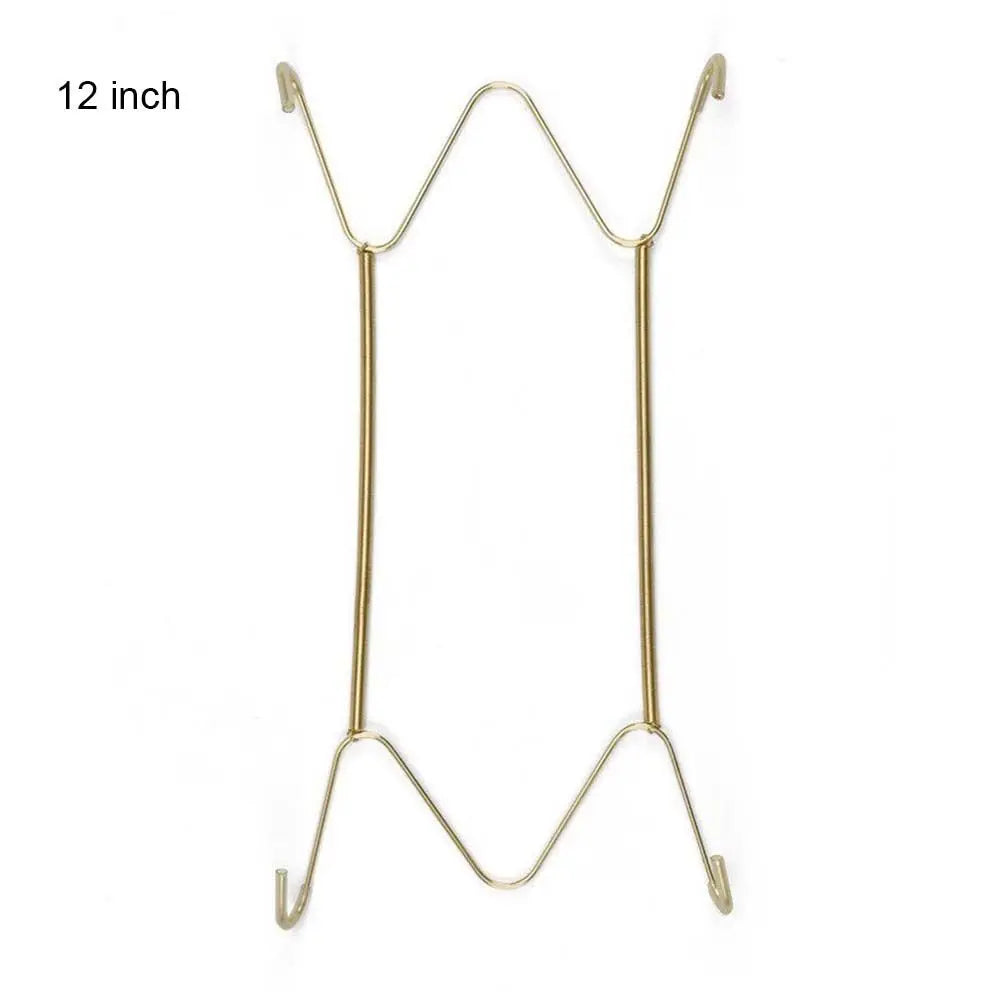 support mural doré moderne assiettes clips fixations variante 10 12 14 16 pouces