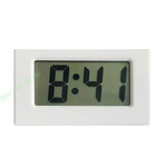 horloge numérique noir blanc moderne affichage lcd rectangulaire