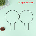 clips table or noir coeurs ronds minimaliste métal 26cm 24.5cm 18cm 28cmiaux clips table