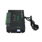 contrôleur led rgb ports noir industrielle carte sd câble alimentation boutons