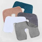 masseur tête coussin velours doux gris grande taille réutilisable face massage confortable non tissé