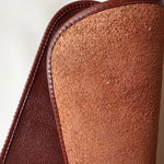 protège tablettes marron grain cuir classique imperméable anti décubitus coton adultes opaques