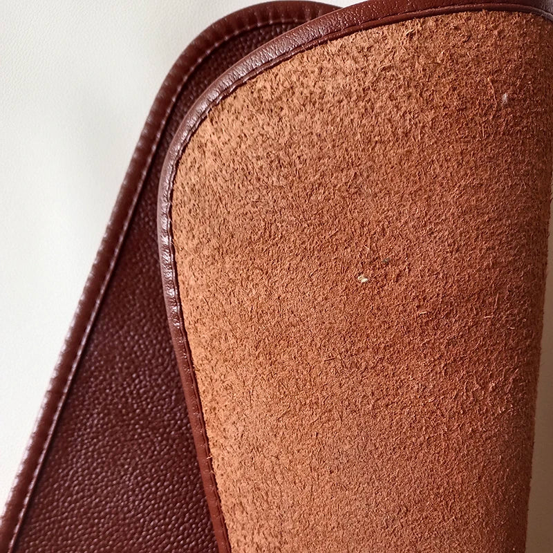 protège tablettes marron grain cuir classique imperméable anti décubitus coton adultes opaques