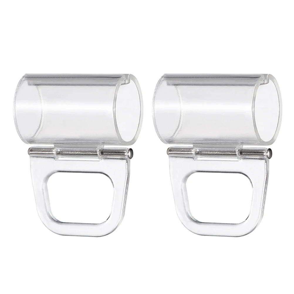 clips rideau transparents moderne sans fil plastique poignées levier sans motif accessoire store