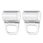 clips rideau transparents moderne sans fil plastique poignées levier sans motif accessoire store