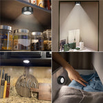 spots led noirs ronds adhésifs télécommande lumiere moderne chambre blanc chaud 3000k 6500k