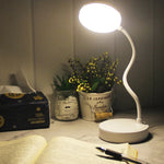 lampe table led blanc moderne lune lisse charge usb 5v veilleuse chambre