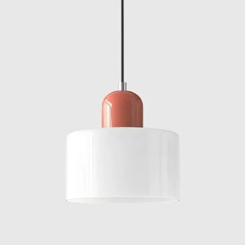 lampe suspendue moderne pierre verre opale chambre salon bar minimaliste