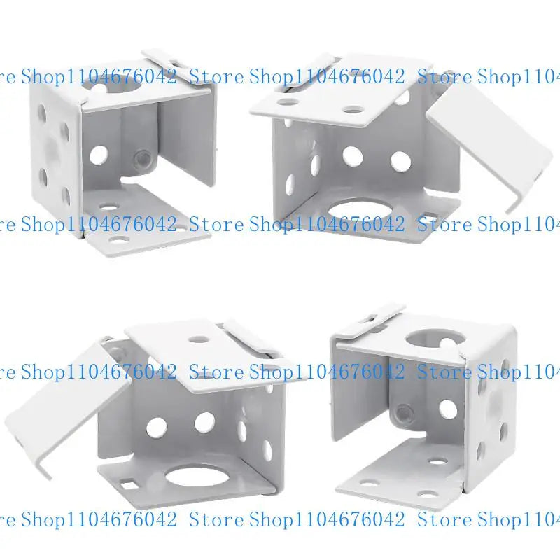 supports murals blancs modernes eyelets plaque fixation rideaux decoration salon fonctionnels
